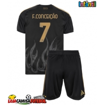 Camisa de Futebol Juventus Francisco Conceicao #7 Equipamento Alternativo Infantil 2026-27 Manga Curta (+ Calças curtas)